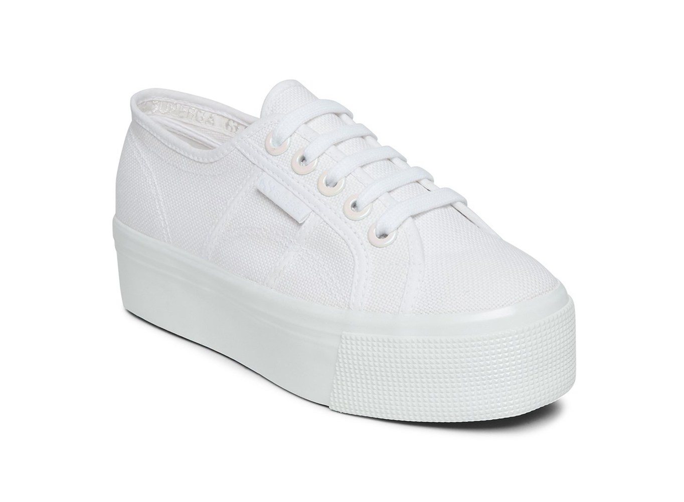 Superga Platform Womens - 2790 Cotw Bigeyelets - White - MJNZF1752